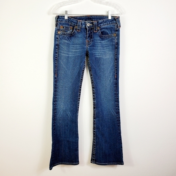 TRUE RELIGION FIVE-POCKET FLARED JEANS - Picture 1 of 9